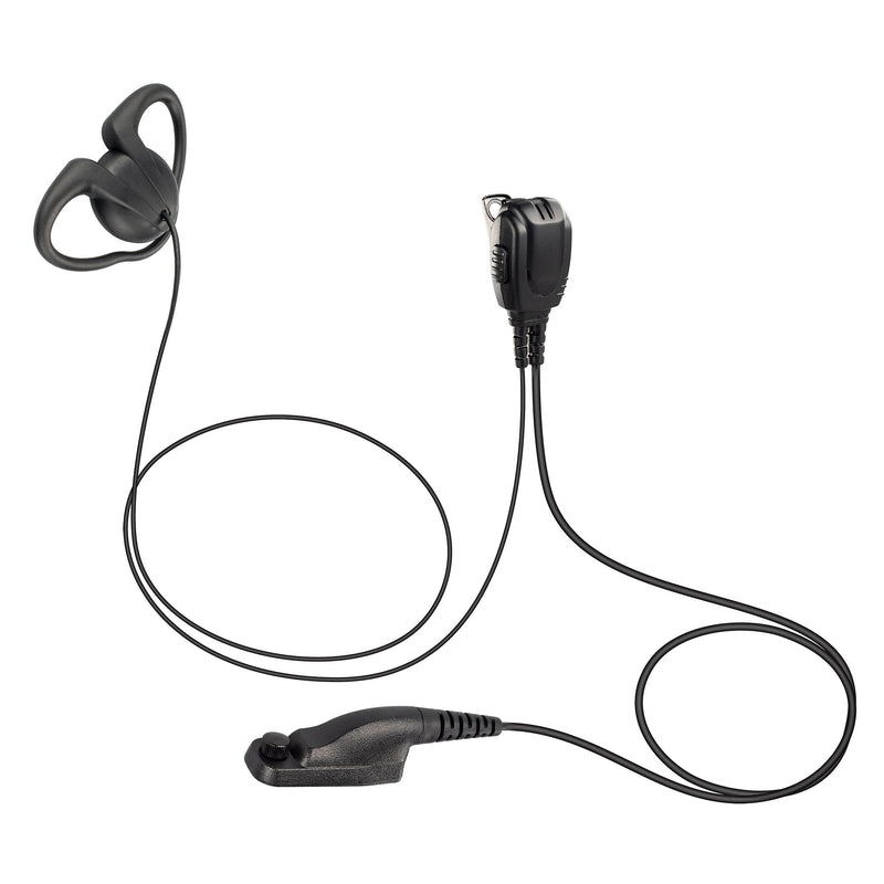 BOMMEOW ETC4500-M9 Professional D Style Earpiece Headset for Motorola XPR6000 XPR7000 APX P25 Series