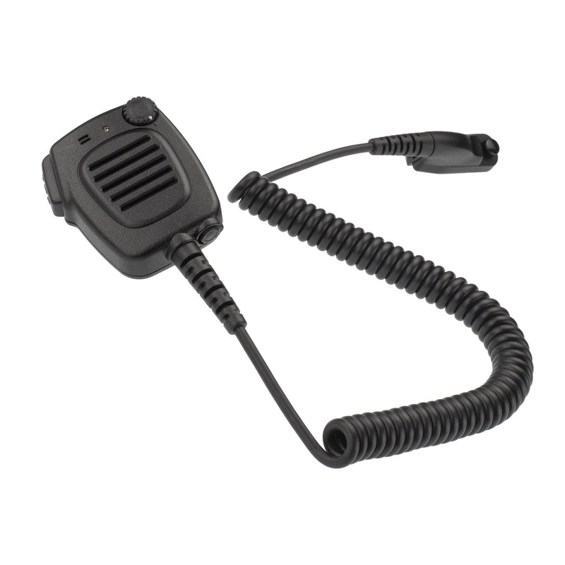 BOMMEOW HTC550-M9 Heavy Duty IP54 LED Handheld Radio Shoulder Speaker Mic for Motorola XPR6000 XPR7000 APX P25 Series